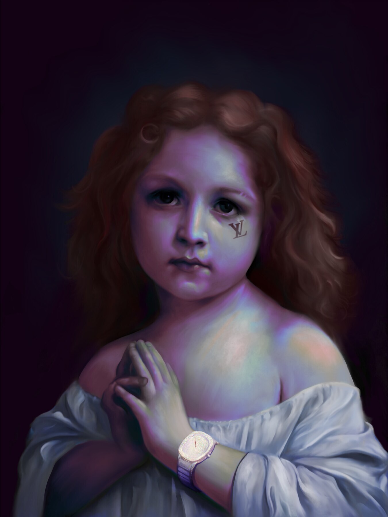 Inherited Innocence — digital study, old master influence