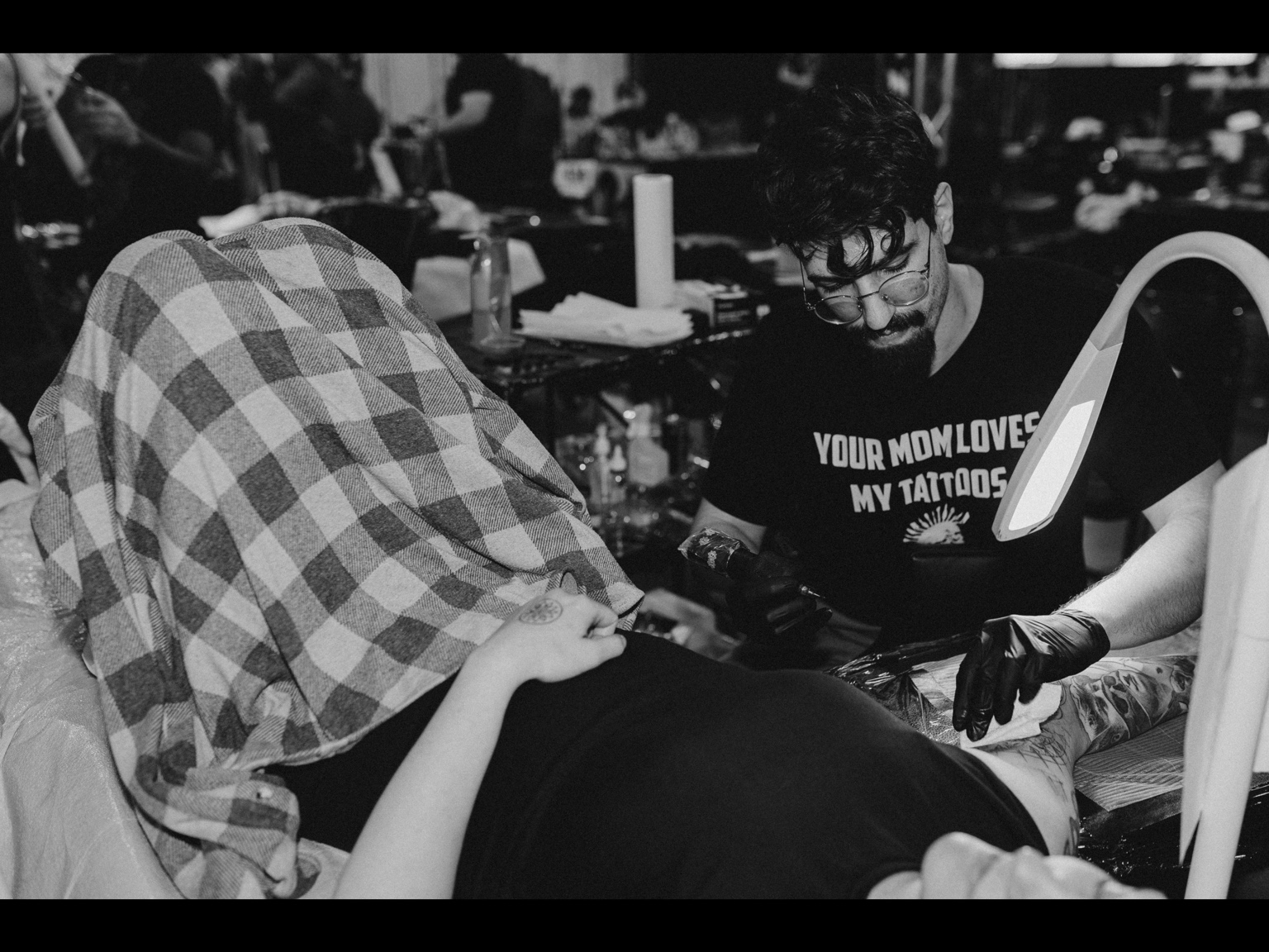Ivan Ivanov working in studio — documentary photograph of commissioned craftsmanship